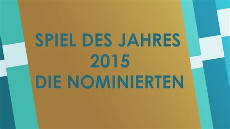 spiel des jahres 2015 nominierungen